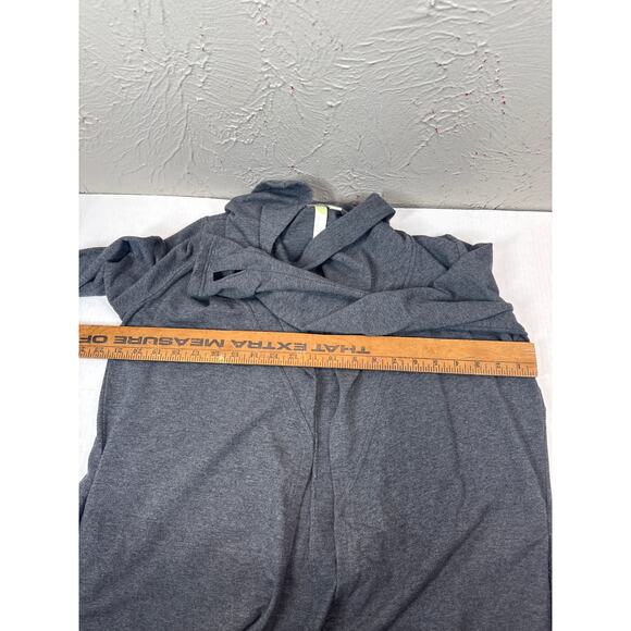 Green Tea Gray Modal Open Cardigan Soft Lightweight Womens Size Medium - Picture 4 of 5